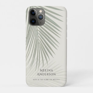 Case-Mate iPhone Case Feuille de Palmier Tropicale Minimaliste Moderne