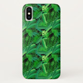 Coques Case-Mate iPhone Feuille de palmiers tropicaux (Dos)