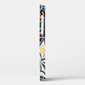 Coques Case-Mate iPhone Feuille de patchwork tropicale et dos motif feuill (Verso / Gauche)