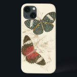 Etui iPhone Case-Mate Feuille de sépia avec les papillons colorés<br><div class="desc">Les ailes de ces papillons colorés se tiennent merveilleusement contre les tons de sépia du feuille tiré par la main dans ce morceau. La beauté captivante de cette copie semblerait extraordinaire dans votre maison. Achetez une copie aujourd'hui !</div>