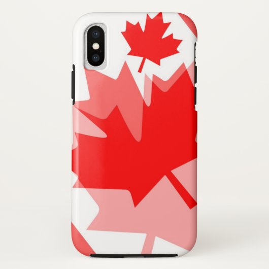 Coques Case-Mate iPhone Feuille d'érable canadienne en couche CANADA (Dos)