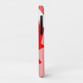 Coques Case-Mate iPhone Feuille d'érable rouge canadien de style stratifié (Dos/Gauche)