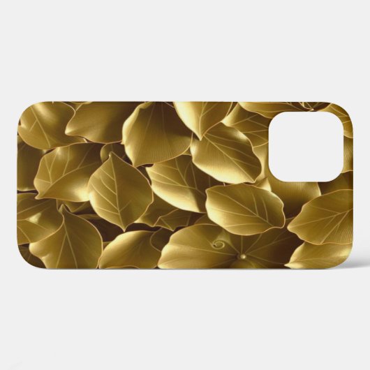 Coques Case-Mate iPhone Feuille d'or (Verso (horizontal))