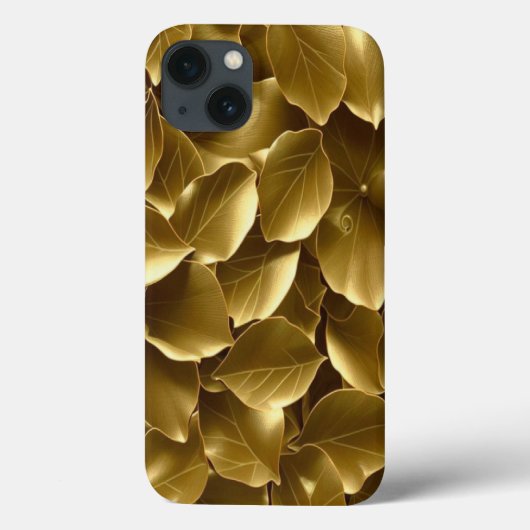 Coques Case-Mate iPhone Feuille d'or (Verso)