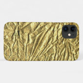 Coques Case-Mate iPhone Feuille d'or brillante (Dos (Horizontal))