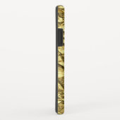 Coques Case-Mate iPhone Feuille d'or brillante (Dos/Droite)
