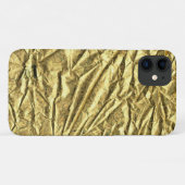 Coques Case-Mate iPhone Feuille d'or brillante (Dos (Horizontal))