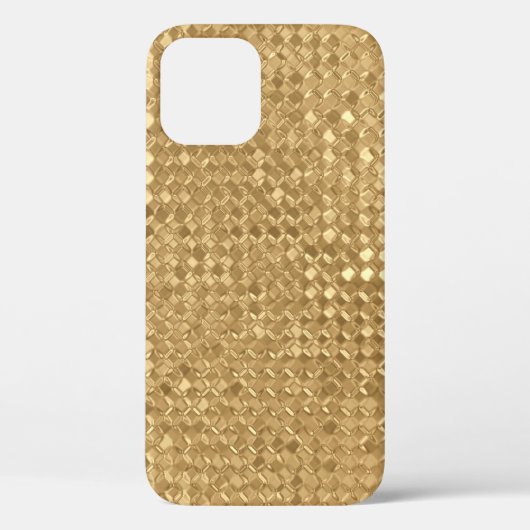 Coques Case-Mate iPhone Feuille d'or, parties scintillant texture transpar (Verso)