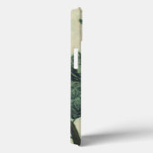 Coques Case-Mate iPhone Feuille et branches sur l'arrière - plan crème (Verso / Droite)