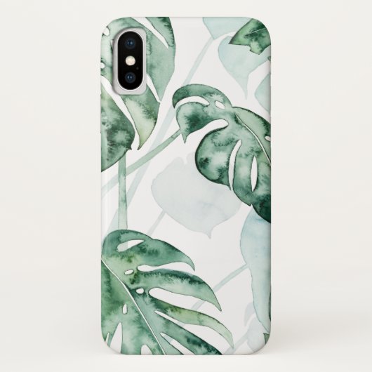 Coques Case-Mate iPhone Feuille fractionnée de palme tropicale (Dos)