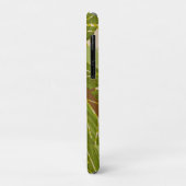Coques Case-Mate iPhone Feuille marron de verdure de jungle dessinée à la (Dos/Gauche)