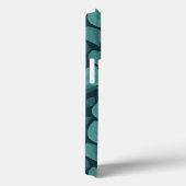 Coques Case-Mate iPhone Feuille Plante de plantes Motifs Turquoise (Verso / Droite)