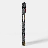 Coques Case-Mate iPhone Feuille squelette moderne Motif d'automne (Verso / Droite)
