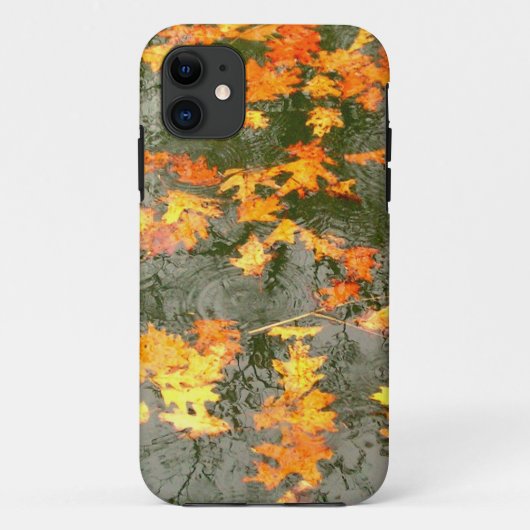 Coques Case-Mate iPhone feuille tombé sous la pluie (Dos)