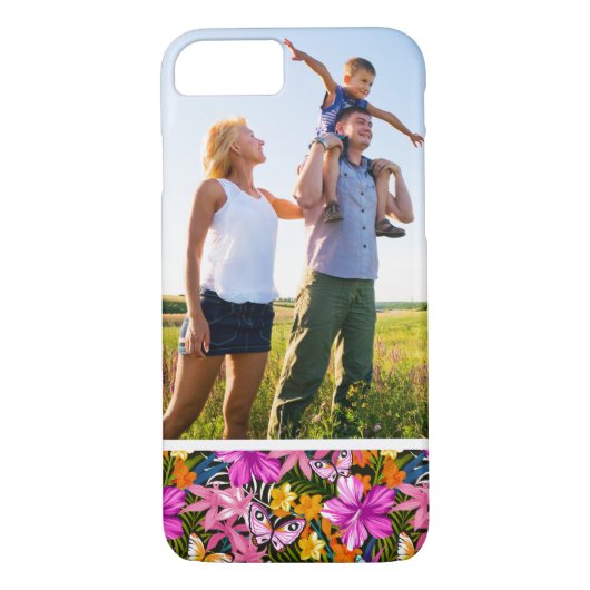 Coques Case-Mate iPhone Feuille tropical et fleurs de photo faite sur (Dos)