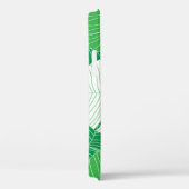 Coques Case-Mate iPhone feuille tropicale Abstraite, peinture artistique. (Verso / Droite)