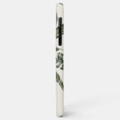 Coques Case-Mate iPhone Feuille tropicale initiale personnalisée (Dos/Gauche)