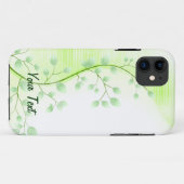 Coques Case-Mate iPhone Feuille vert - personnaliser (Dos (Horizontal))