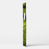 Coques Case-Mate iPhone Feuille verte en gros plan (Verso / Droite)