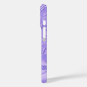 Coques Case-Mate iPhone feuille violette (Verso / Gauche)