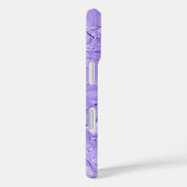 Coques Case-Mate iPhone feuille violette (Verso / Droite)