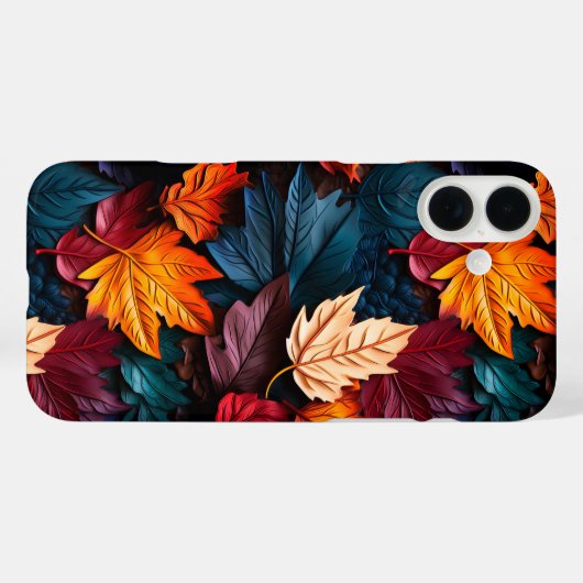 Coques Case-Mate iPhone Feuilles automnales (Verso (horizontal))