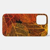 Coques Case-Mate iPhone Feuilles automne élégantes (Verso (horizontal))