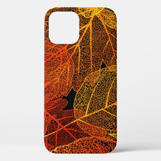 Coques Case-Mate iPhone Feuilles automne élégantes (Verso)