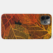 Coques Case-Mate iPhone Feuilles automne élégantes (Dos (Horizontal))