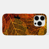 Coques Case-Mate iPhone Feuilles automne élégantes (Verso (horizontal))