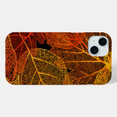 Coques Case-Mate iPhone Feuilles automne élégantes (Verso (horizontal))