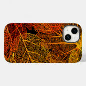 Coques Case-Mate iPhone Feuilles automne élégantes (Verso (horizontal))