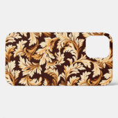 Coques Case-Mate iPhone Feuilles Baroques Dessinés À La Main : Élégance De (Verso (horizontal))
