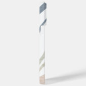 Coques Case-Mate iPhone Feuilles Boho Abstraits avec nom (Verso / Droite)