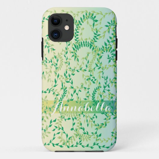 Coques Case-Mate iPhone Feuilles dansants (Dos)