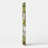 Coques Case-Mate iPhone Feuilles d'aquarelle verte : Illustration transpar (Verso / Droite)