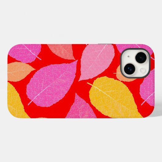 Coques Case-Mate iPhone Feuilles d'automne. (Verso (horizontal))