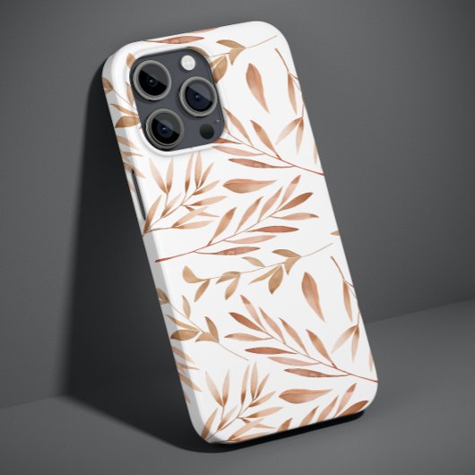 Coques Case-Mate iPhone Feuilles d'automne à l'aquarelle