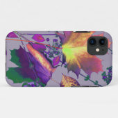 Coques Case-Mate iPhone Feuilles d'automne à Lilac (Dos (Horizontal))