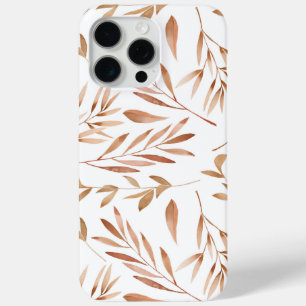 Coque iPhone 15 Pro Max Feuilles d'automne aquarelle