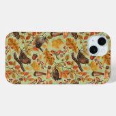 Coques Case-Mate iPhone Feuilles d'automne, baies, champignons et fleurs (Verso (horizontal))