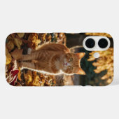 Coques Case-Mate iPhone Feuilles d'automne Cat (Verso (horizontal))