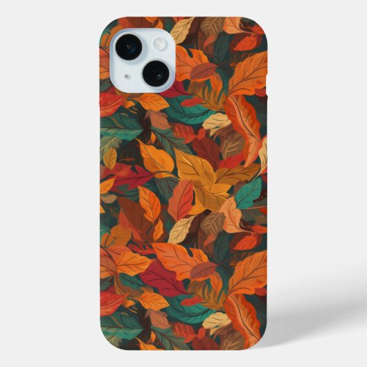 Coques Case-Mate iPhone Feuilles d'automne colorées (Verso)