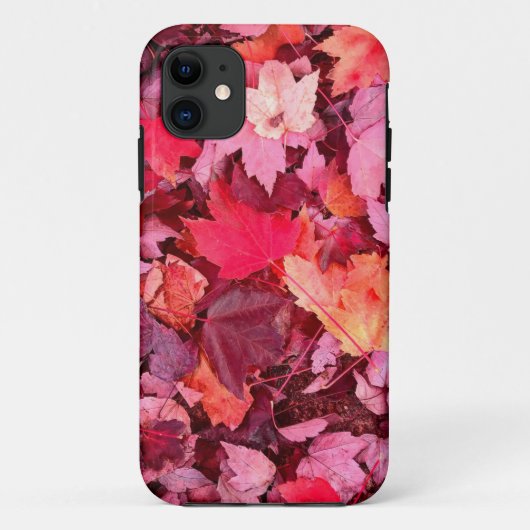 Coques Case-Mate iPhone Feuilles d'automne colorées (Dos)