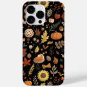 Coques Case-Mate iPhone Feuilles d'automne et Thanksgiving Citrouille (Verso)