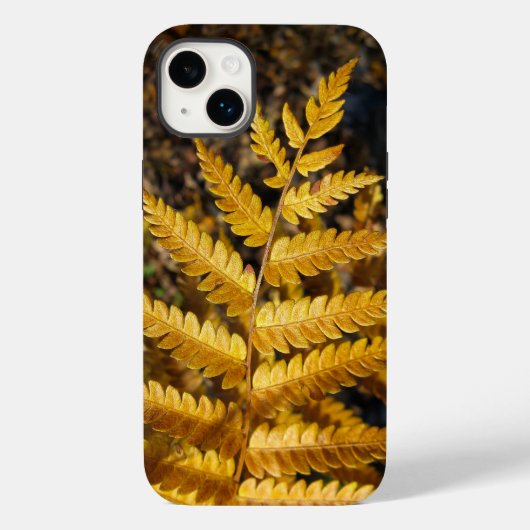 Coques Case-Mate iPhone Feuilles d'automne Golden Yellow Ferme photo (Verso)