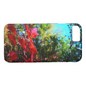 Coques Case-Mate iPhone Feuilles d'automne japonais rose rouge (Dos (Horizontal))