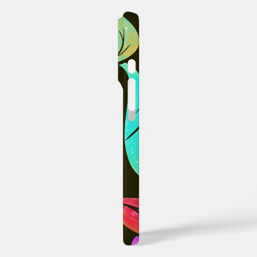 Coques Case-Mate iPhone Feuilles d'automne motif (Verso / Gauche)