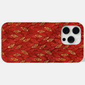 COQUES Case-Mate iPhone FEUILLES D'AUTOMNE ROUGE ET OR CLAIR (Verso (horizontal))
