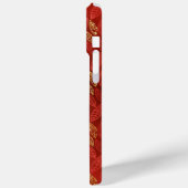 COQUES Case-Mate iPhone FEUILLES D'AUTOMNE ROUGE ET OR CLAIR (Verso / Gauche)